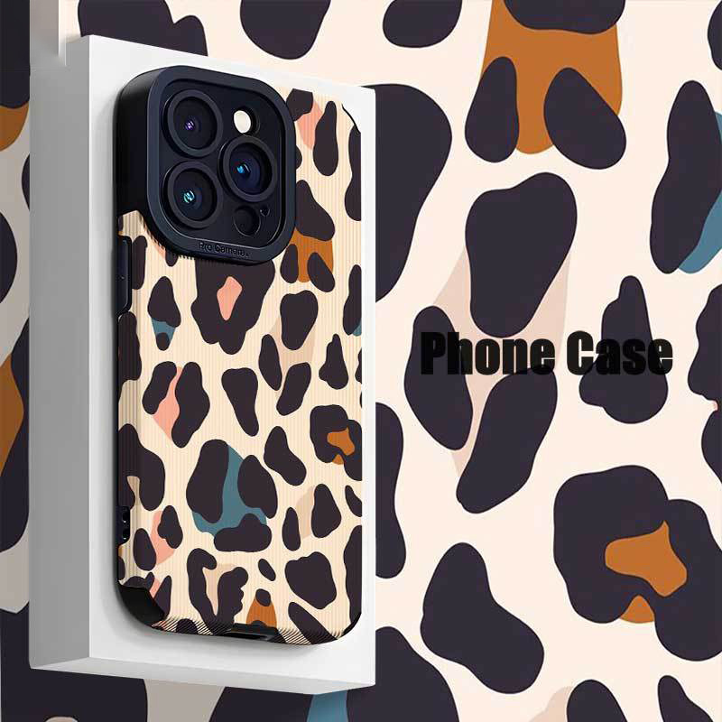 TEMU Estuche para iPhone 16, 15, 14, 12, 13 Pro Max, Mini, 7, 8 Plus, XR, XS Max con Diseño de Estampado Leopardo - Regalo para , , Novio o Novia,