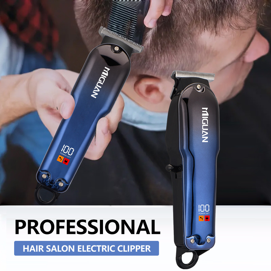 home relaxation professional hair clipper with usb rechargeable 4 interchangeable blades 1 5mm 2mm 3mm 4mm ergonomic handle precision trimming styling tool for men sleek ideal holiday gift professional styling precision dial control ergonomic clipper details 5