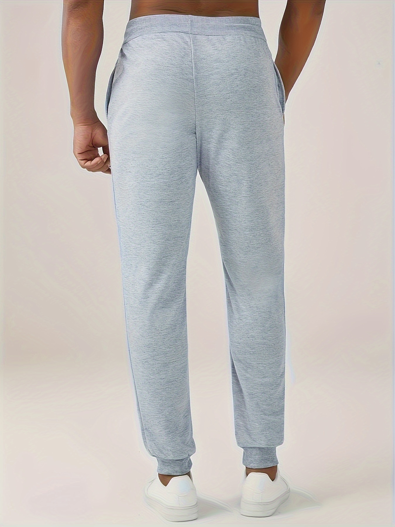 Men's Casual Joggers with Letter klein Print, Two-Pack, 100% Polyester Knit Fabric Elastic Waistband Loose Fit Drawstring + Cuffed Legs, Trendy Sports Pants for All Seasons, Workout Pants, Everyday Pants, Streetwear Fashion, Jogger Style, Lightweight Pants, Breathable Fabric, Printed Joggers, Twopack Pants, Men's Fashion, Urban Style