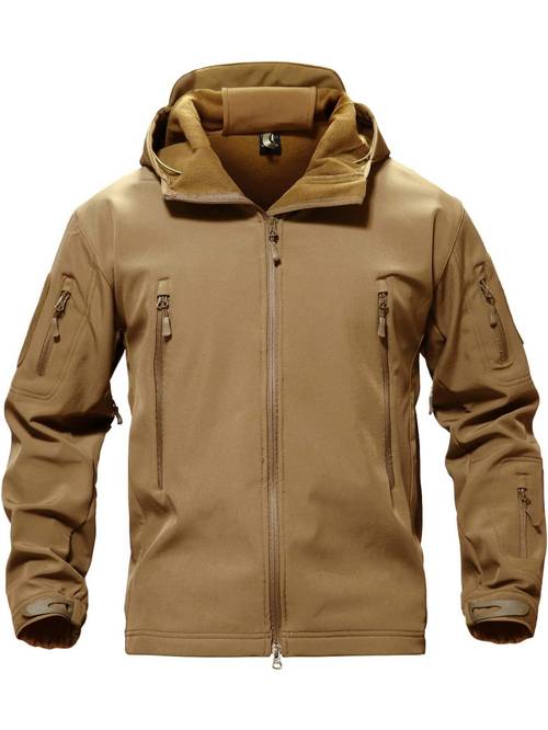 mens softshell jacket designed to wind featuring a skin texture and a hood this multi jacket is lined and a zippered design suitable for motorcycle riding and outdoor activities made from a shell