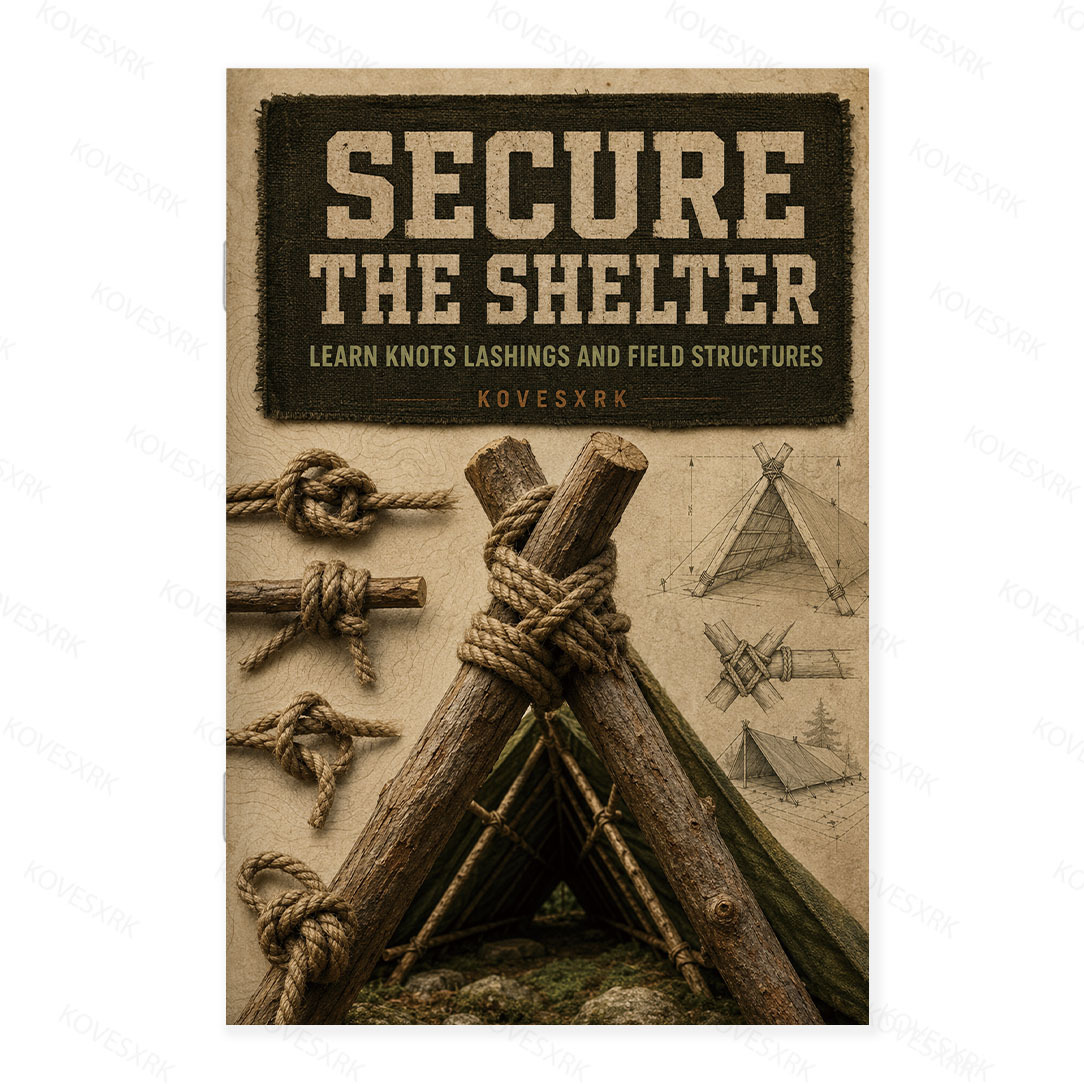 TEMU 1pc Outdoor Survival Manual | 5.5*8.3 Inches | Includes Instructions, , And Demonstrations | Long-distance Travel, Camping Planning, And Nature