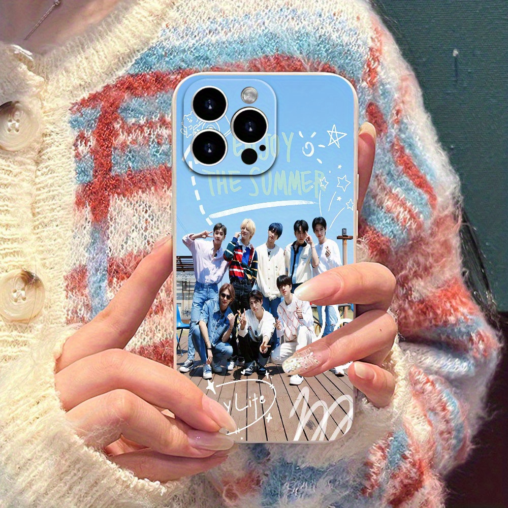 TEMU Phone Case - The Adorable Tpu Case For Iphone Is Sturdy And Safeguards The Camera Lens. Compatible With For Iphone 11/12/13/14/15/16 Pro Max, It