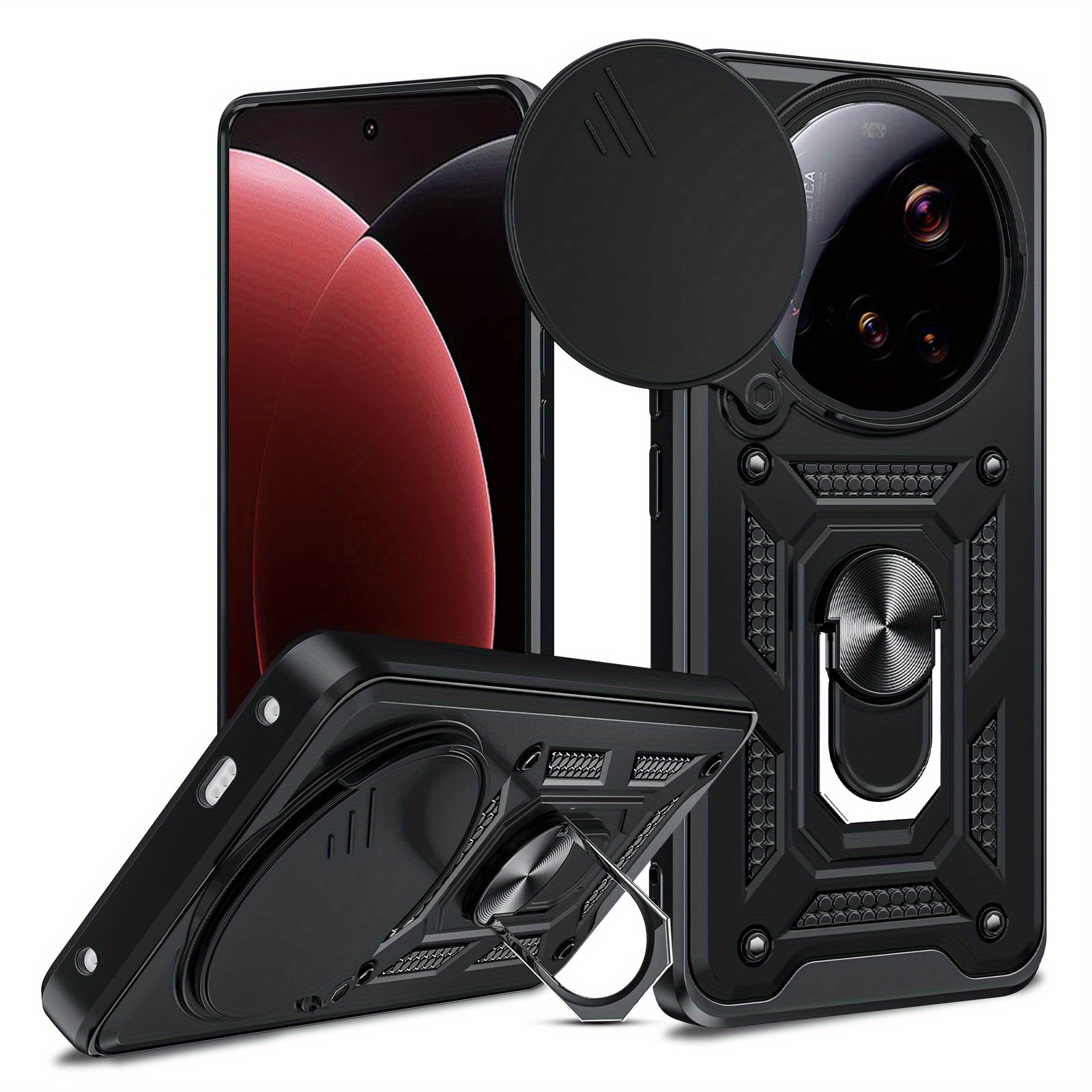 Phone Case: Case For Xiaomi 15 Ultra Armor Sliding Cover 360pcs And Case Shell Coque Cover
