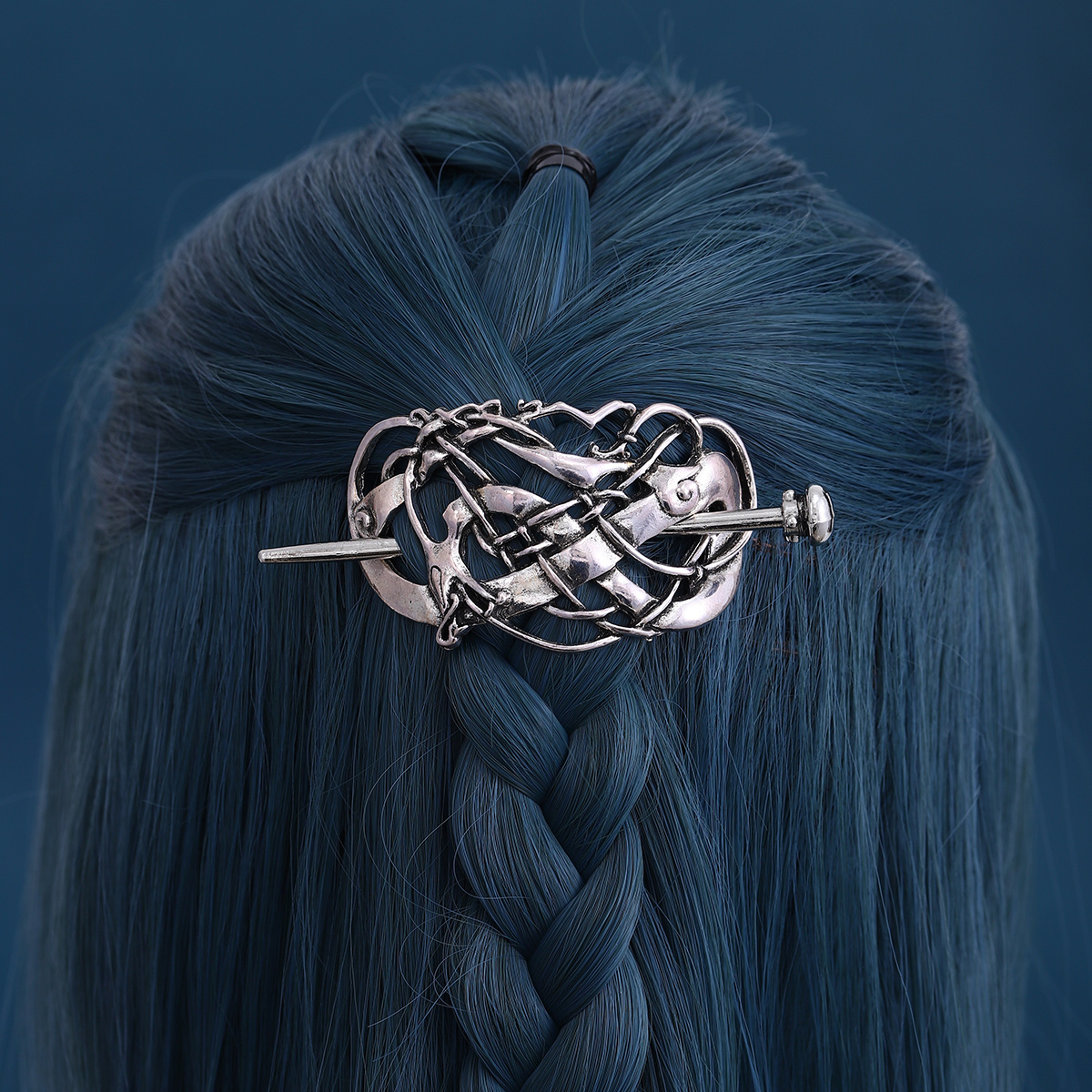 Vintage Viking Dragon Celtic Knot Hairpin for Women