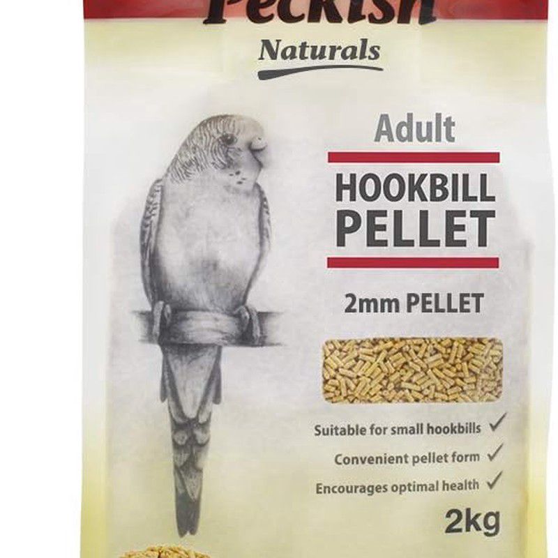 Hookbill Pellet 2mm 2kg, Colour- Balanced Diet for Small Hookbills, Supports Optimal, Enriched with Vitamins and Minerals- Ideal for Everyday Feeding.