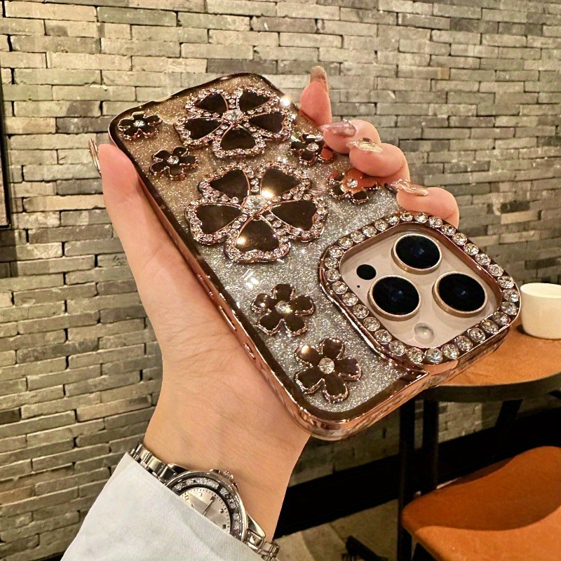 High-end Camellia Flower Luxury Shockproof Phone Case for iPhone 16, 15, 14, 13, 12, 15 Pro Max, 16 Plus, New Protective Cover with Premium Feel and Feminine