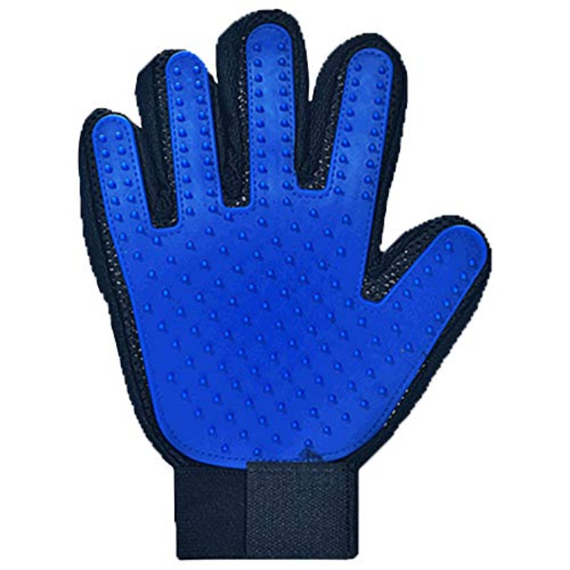 3pcs Pet Grooming Set, Pet Comb, Hairbrush, And Right-Hand Hair Removal Glove with Brushing Function, Detangling Double-Row Comb, Flea Comb for Fur Cleaning And Massage