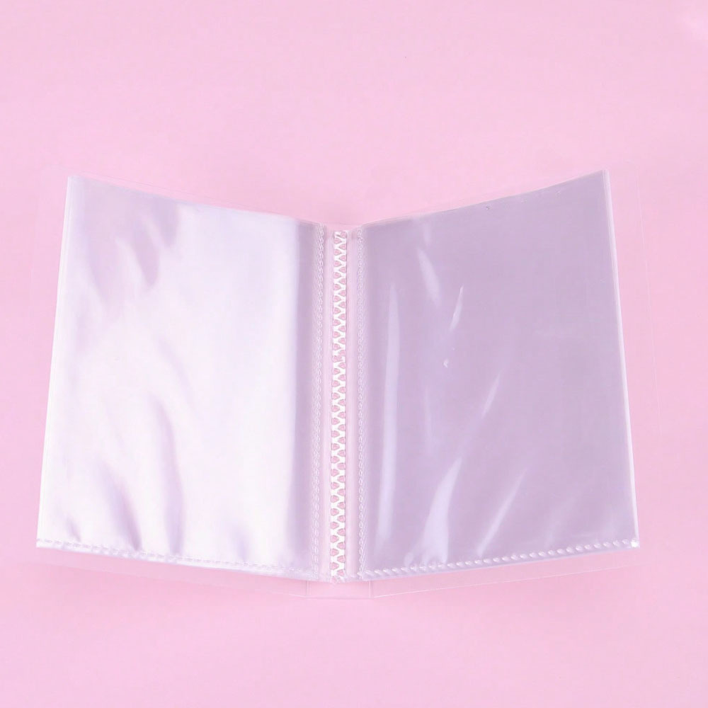 1pc 20 Pages Nail Sticker Storage Book Nail Sticker Collection Book Empty Display Book Storage Folder Loose-leaf