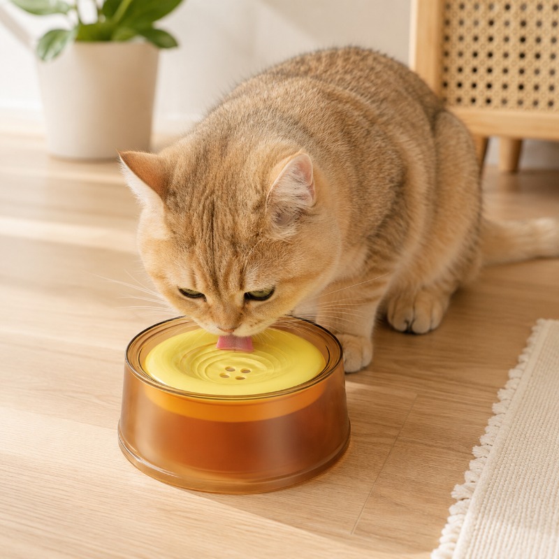 3pcs Dog Floating Water Bowl Does Mouth, Puppy Can Prevent Over, Cat Floating Water Bowl Can Prevent , Water Fountain, Pet Products, Without Battery