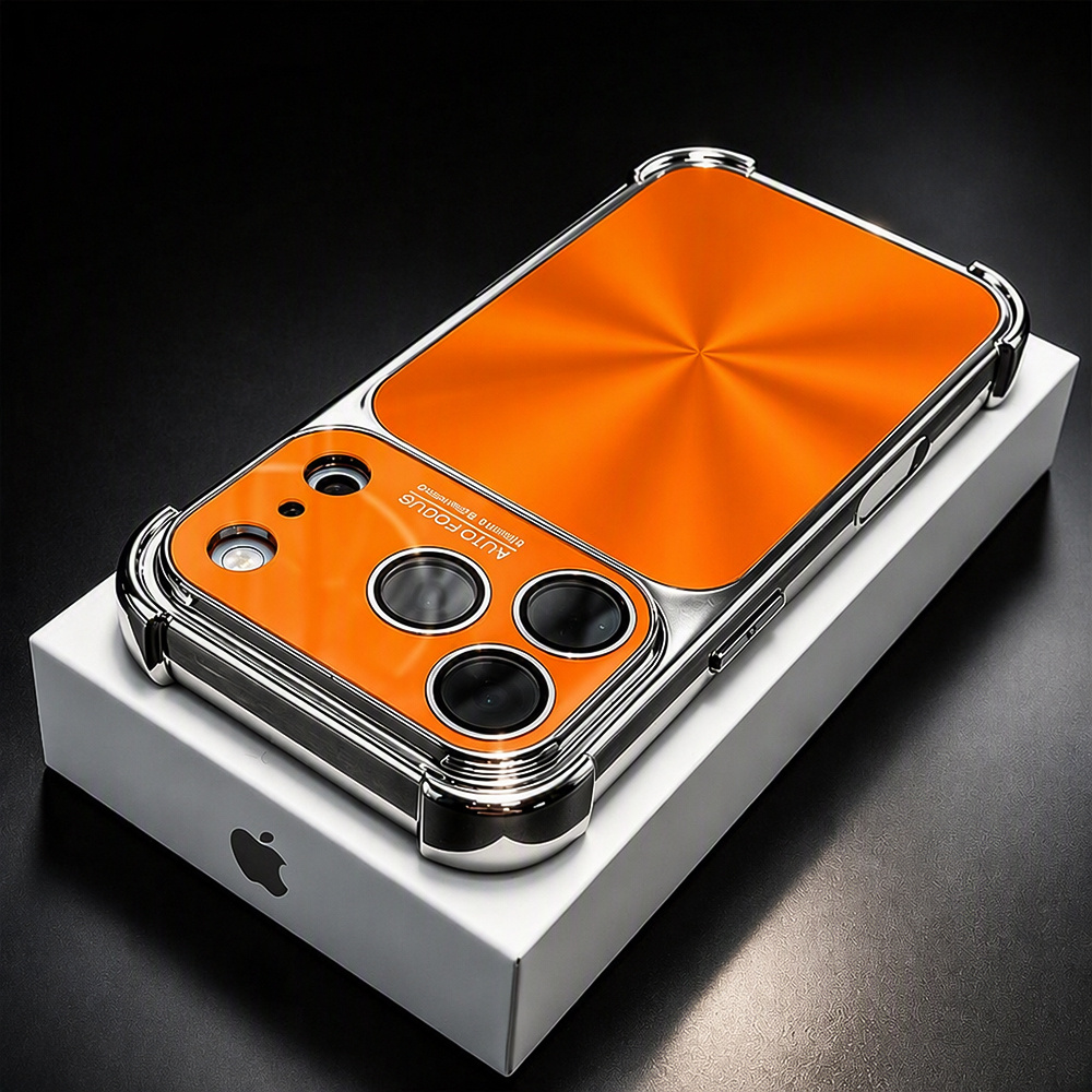 TEMU Coque de téléphone - Nouveau luxe Instantané Upgrade à 17Promax Coque de téléphone Laser Color Compatible avec pour Iphone 17 16 15 14 13 Pro