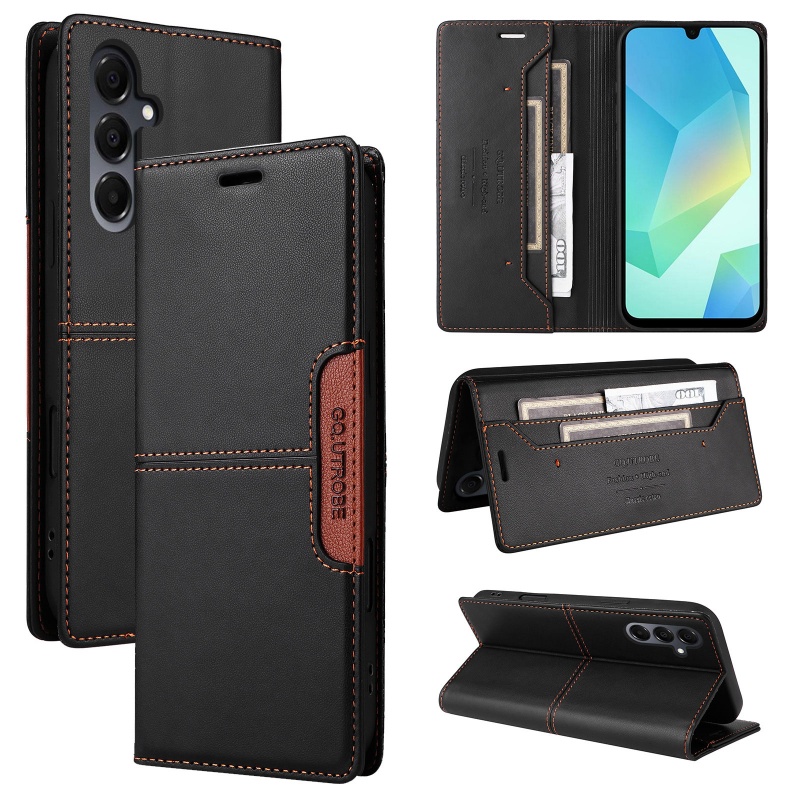 TEMU Phone Case: Fashionable Card Insertion Wallet Holder Phone Case For Galaxy A13 A14 A15 A25 A26 A32 A33 A34 A55 A56 A71 A72 Anti-drop Phone Case