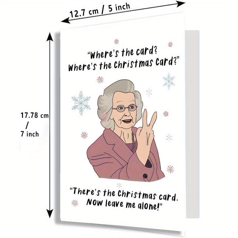   funny christmas card with       humorous holiday greeting for     sending holiday   festive stationery christmas deco