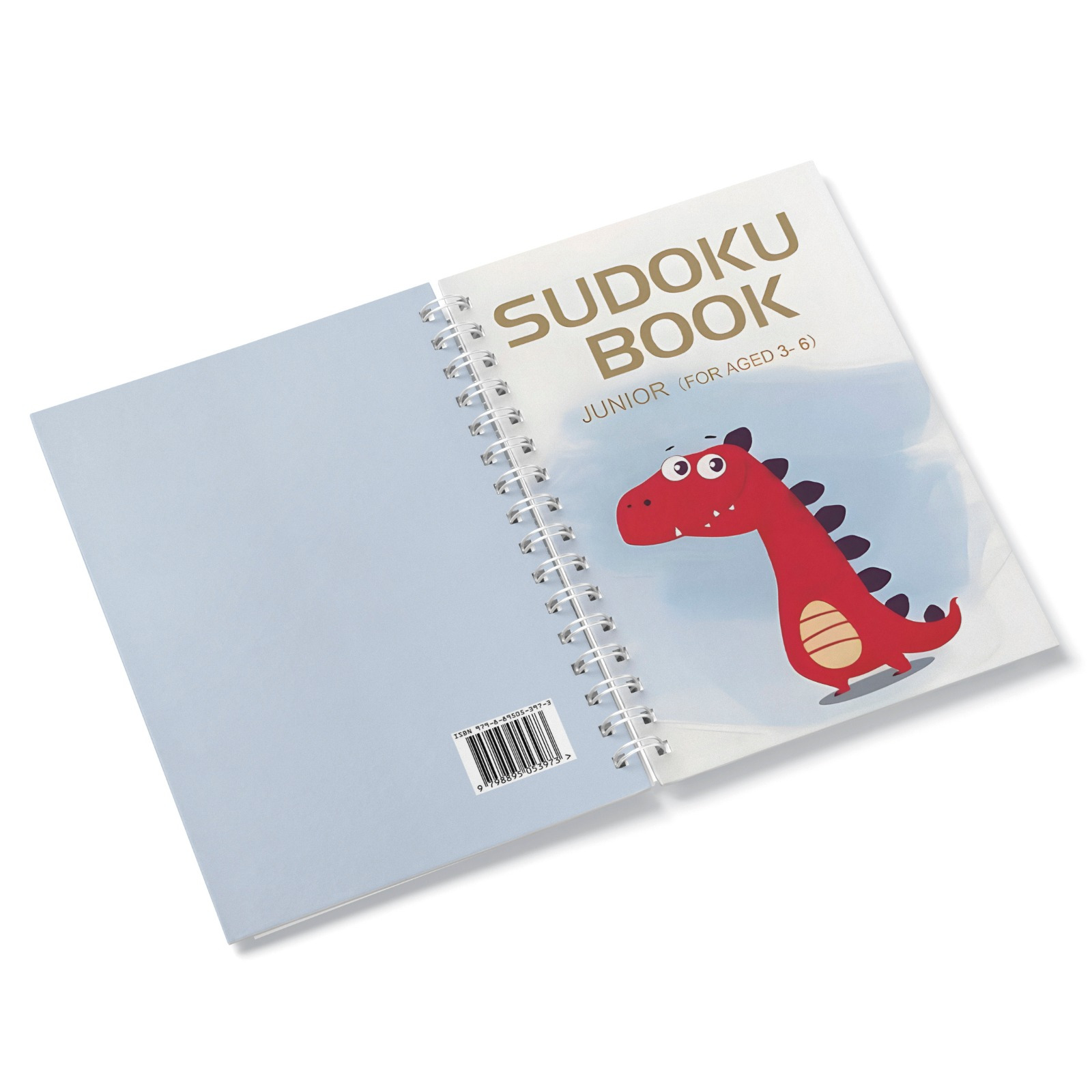 Sudoku for Kids Ages 3-6, Easy Level, English Edition, Durable Spiral Bound, with Publication Date 2024-05-01 by ZHIDIAN INTERNATIONAL (USA) LLC