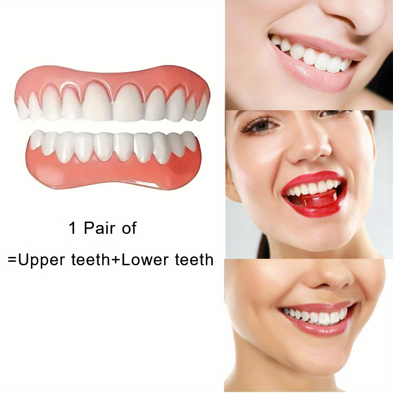 

Of Replacement Denture Accessories, White Denture Veneers To Fill The Teeth, Suitable For Men And Women