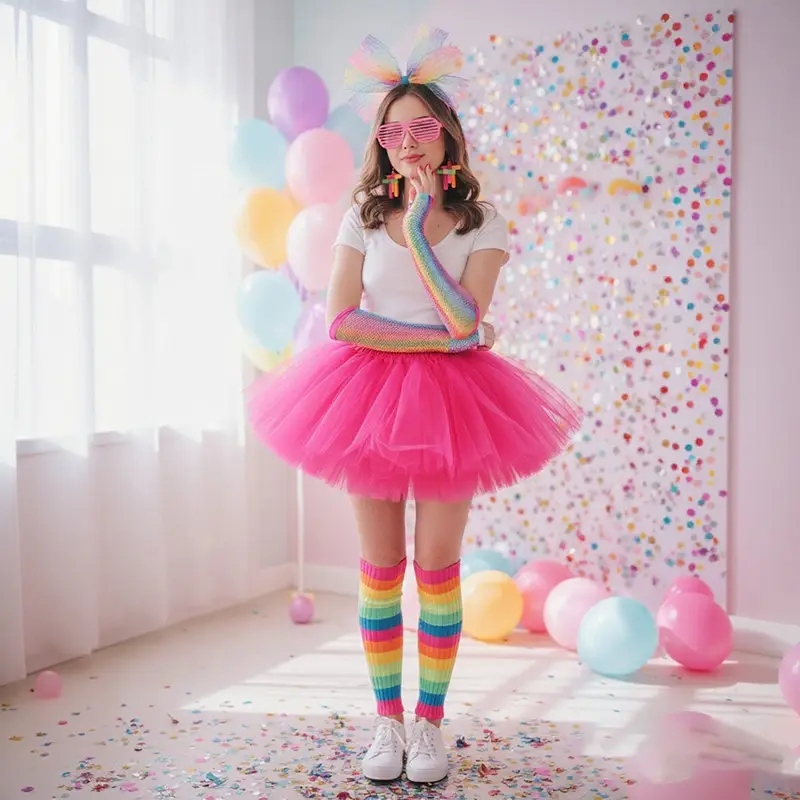 1980s dress up 80s theme outfits sold on Temu United States
