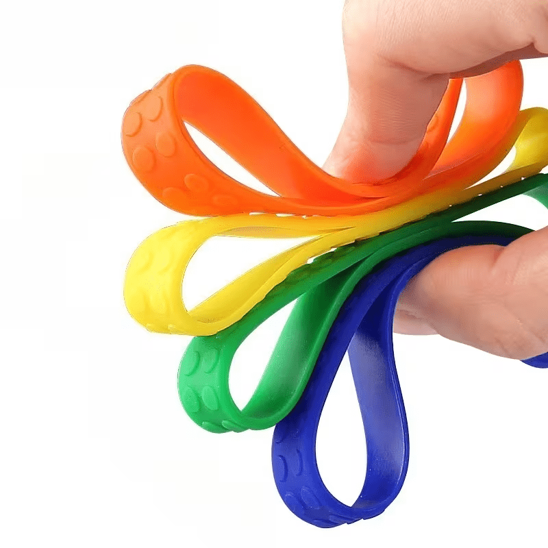 Silicone Dot Foot Resistance Bands for Yoga Training