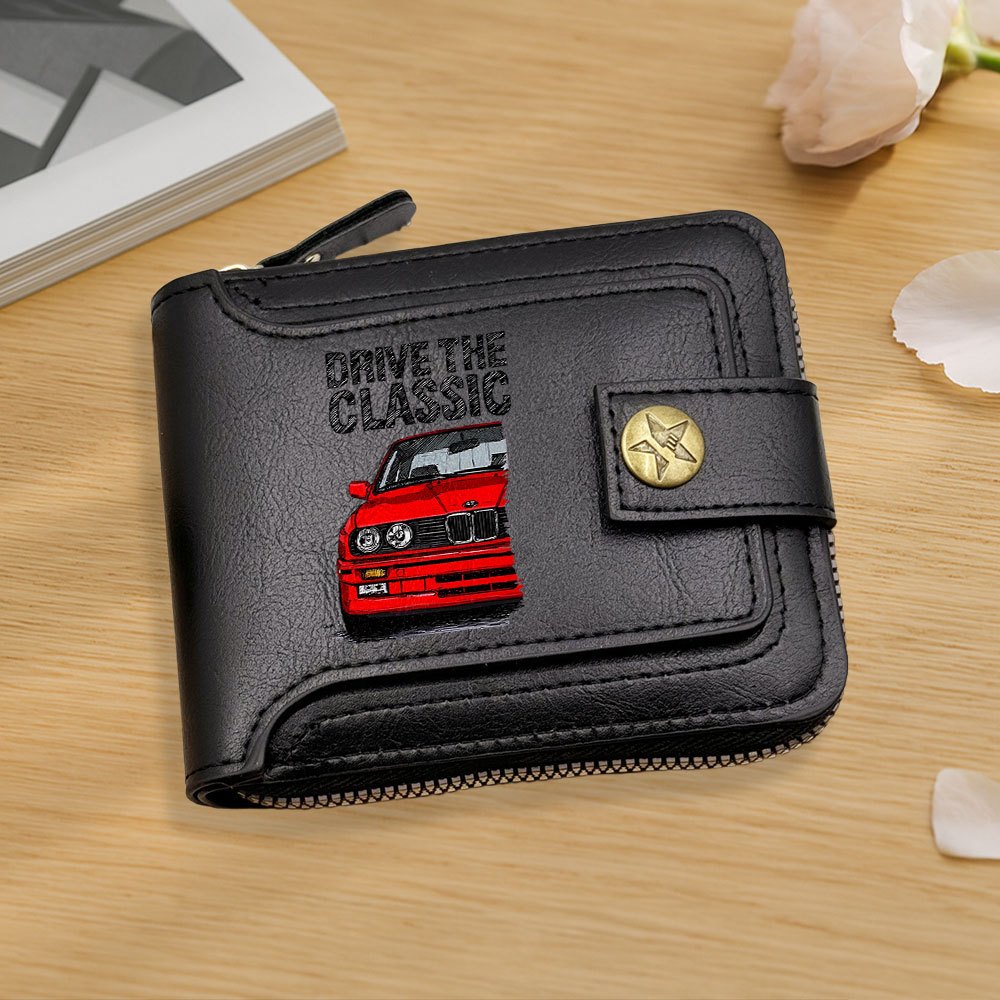 TEMU 1 Billetera Clásica Popular con Estampado de Coche Deportivo para , Billetera para Viajes al y Desplazamientos Diarios, Billetera Plegable
