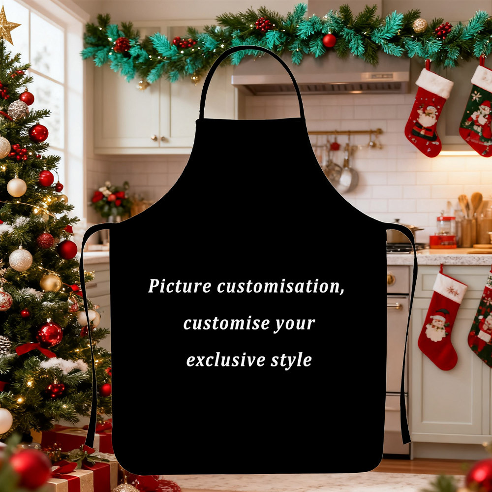 TEMU Custom Photo Apron, Kitchen Apron. Supports Uploading Your Own Images To Create A . This Apron Allows For Printed Patterns, Allowing You To Your