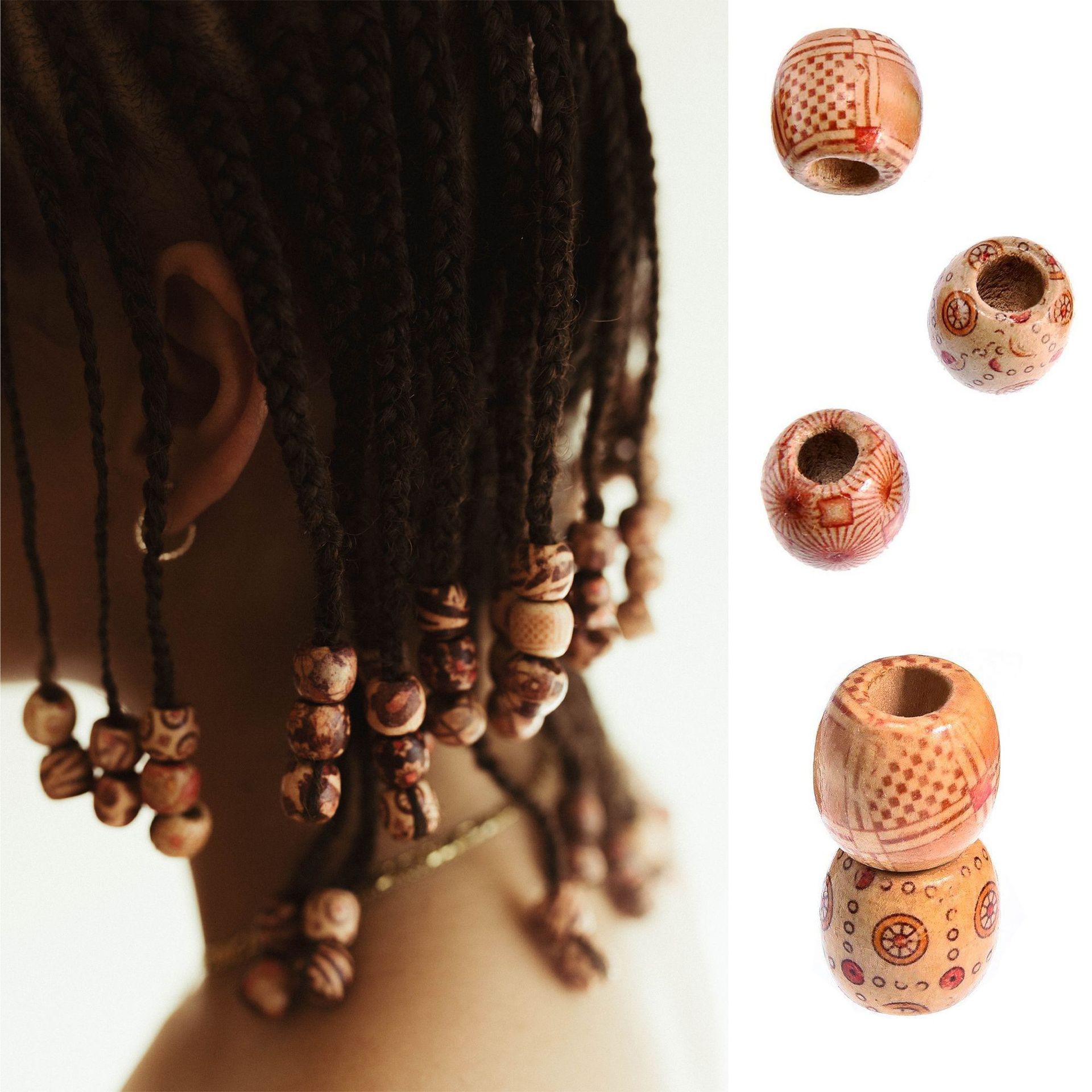dreadlocks beads sold on Temu United States