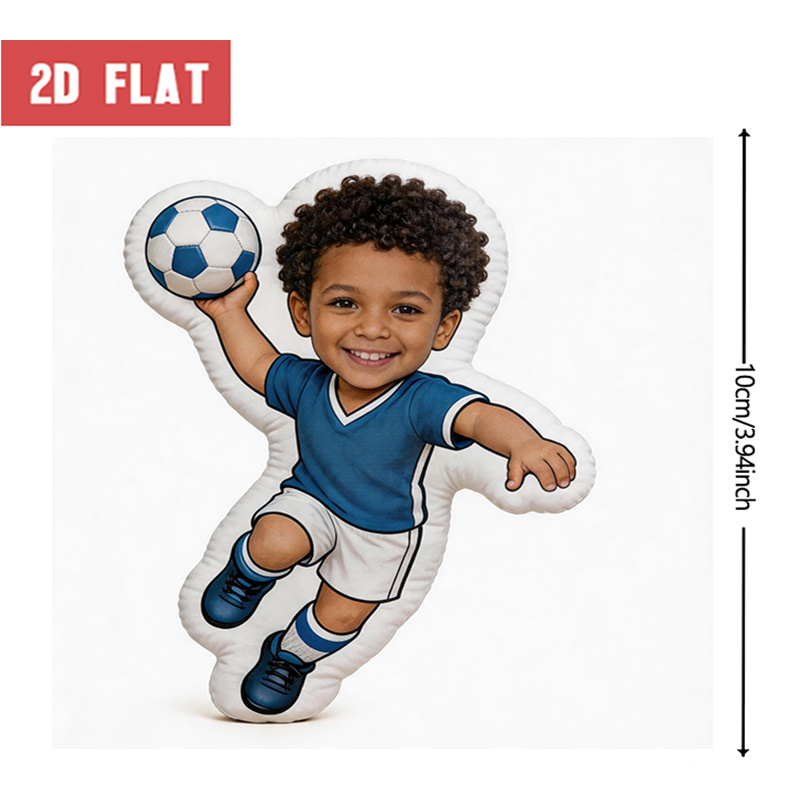 TEMU Cojín personalizado con forma de de fútbol con foto, almohada decorativa personalizada con impresión , tamaño grande de 60CM, adorno para el