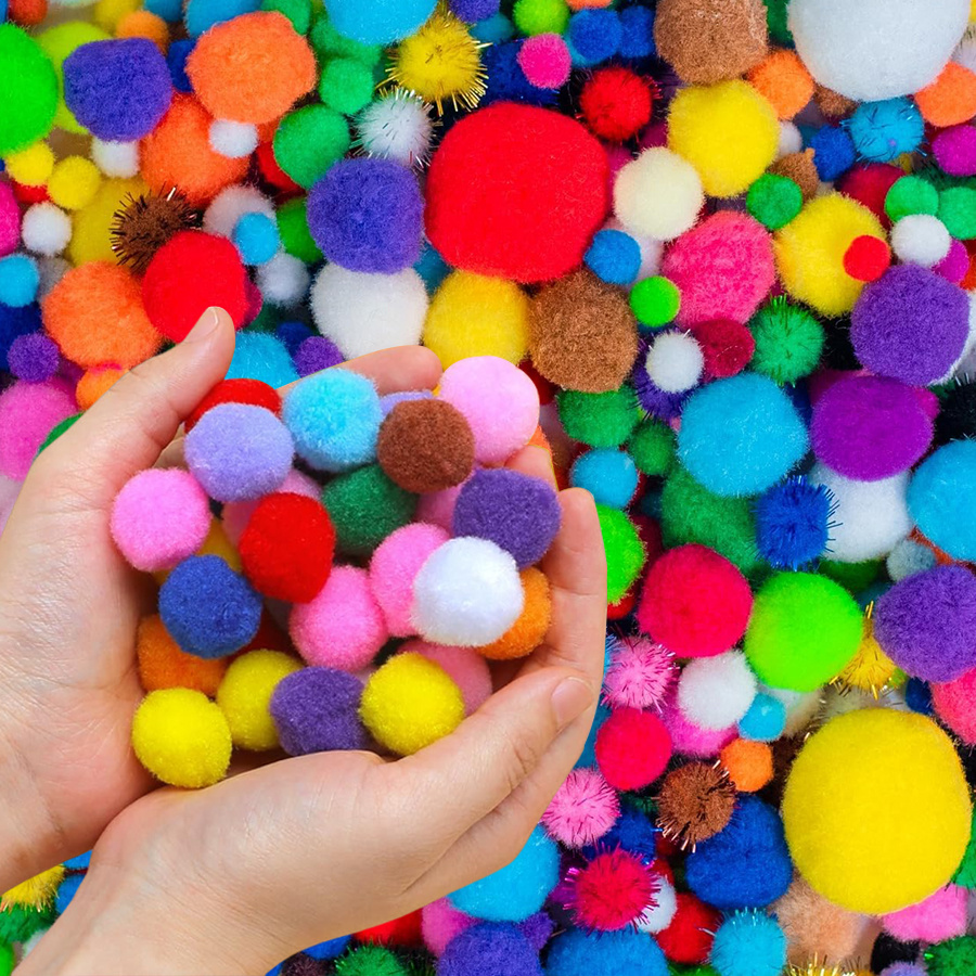 pom poms for crafts sold on Temu Australia