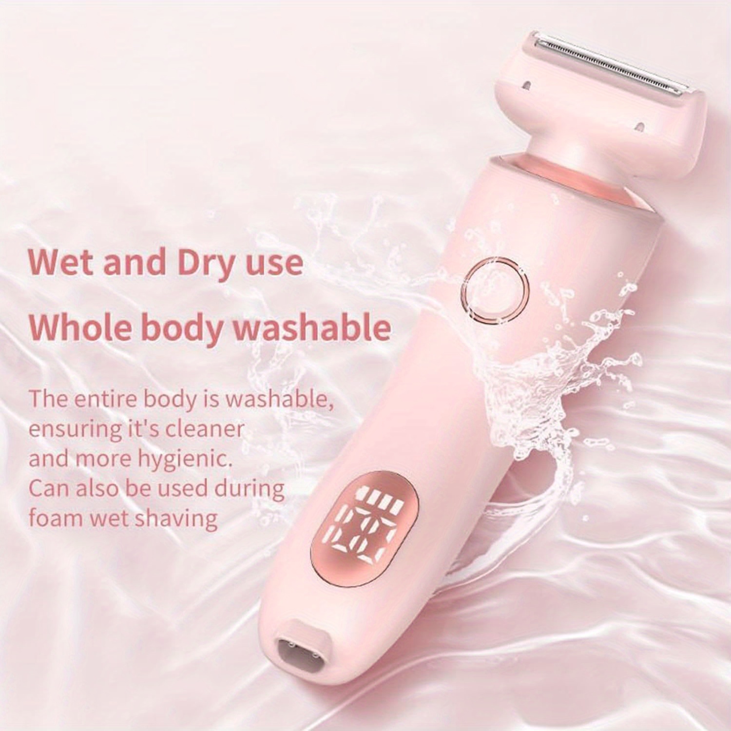 2 in 1 womens electric trimmer   bikini specific wet dry use rechargeable fits body   legs under  comfortable grip usb charging battery   for smooth shaving personal care device sleek grooming tool versatile grooming tool   grooming personal care accessory womens grooming tool wet and dry use rechargeable battery body shaving   durable construction personal care Product details 2