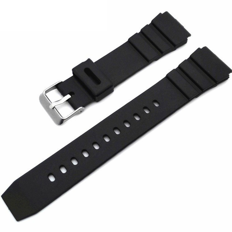 TEMU Replacement Resin Strap For Various Electronic Watches, Compatible With Models Ga110, Aq-s810, Ae1200, A159, And W-218h, Designed For A 12-22mm
