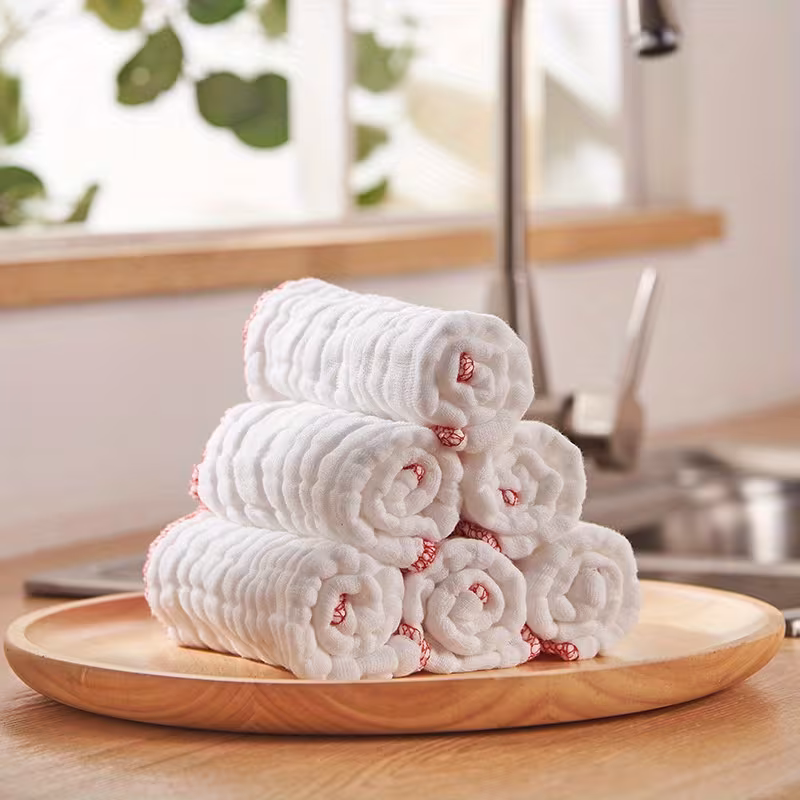 5pcs durable non stick oil absorbing kitchen towels high cleaning mesh cloths easy to wipe Product details 9