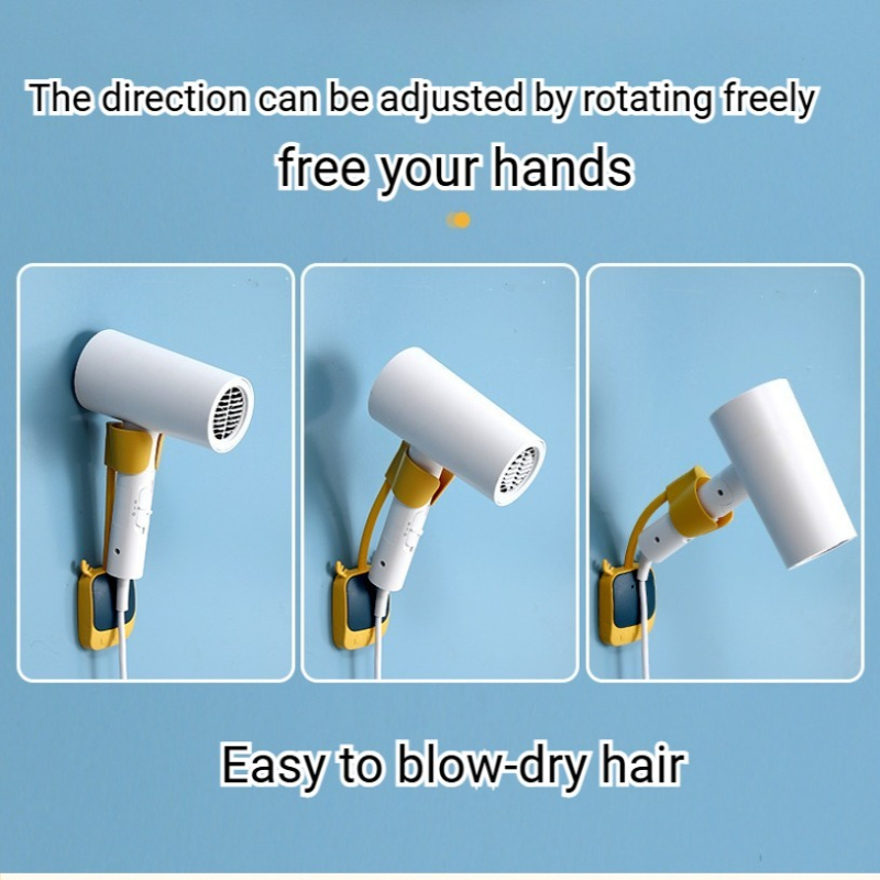 extended hair dryer stand with extension bar for free rotation   to punch holes   and make blowing hair easy Product details 4