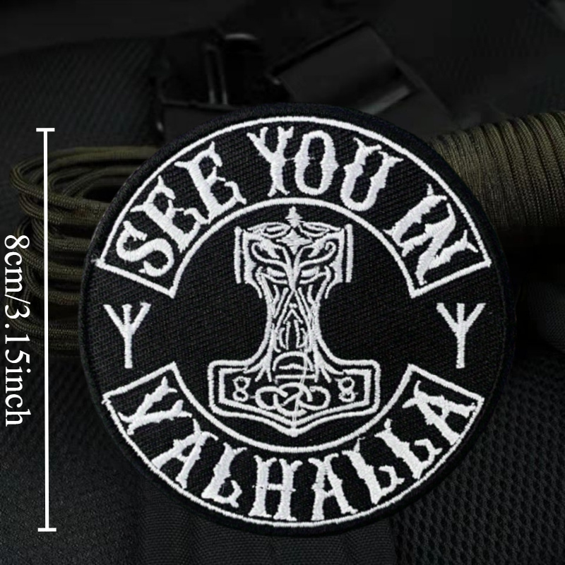 Embroidery Patch Vest Backpack Decoration Appliques Stickers Armband Additions Patches For Clothing