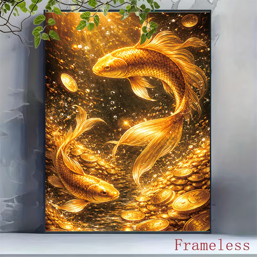 1pc Large-size Diy Round Acrylic Diamond Painting, Featuring A And Theme, Sparkling And Exquisite. An For Home Wall…: retailer-supplied image