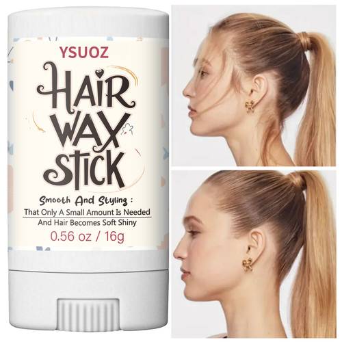 this hair wax stick is designed for men women and children this styling wax is perfect for controlling hairline flyaways and frizz it offers a non greasy formula that provides long lasting hold and is suitable for all hair types