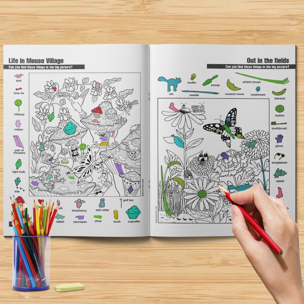 Hidden Picture Adventure: A Fun Seek-and-Find Book to Improve Focus, Attention, and Observation Skills in Children