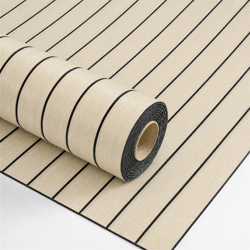 Peel And Stick Pvc Slat Wall Panel 60cm X 300cm Self-adhesive Thick Wood Grain Wall Soundproofing Wall Panels For Walls And Ceilings