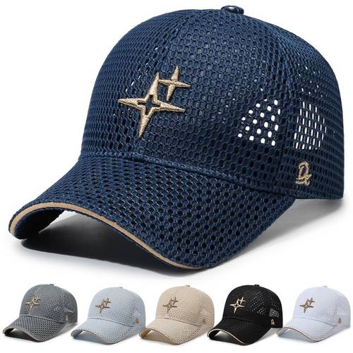 1 kom novi prozračni mrežasti bejzbol šešir, uniseks modni vezani snapback šešir, vanjski ležerni svestrani šešir za sunce