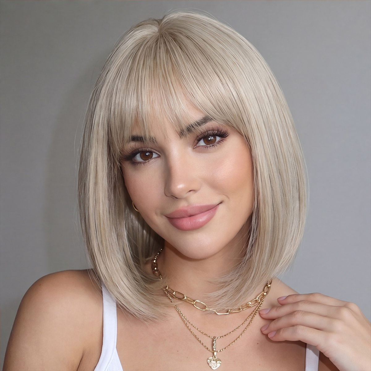 zx wigs 36cm wig apricot velvet warm yellow bob wig - Temu Cyprus