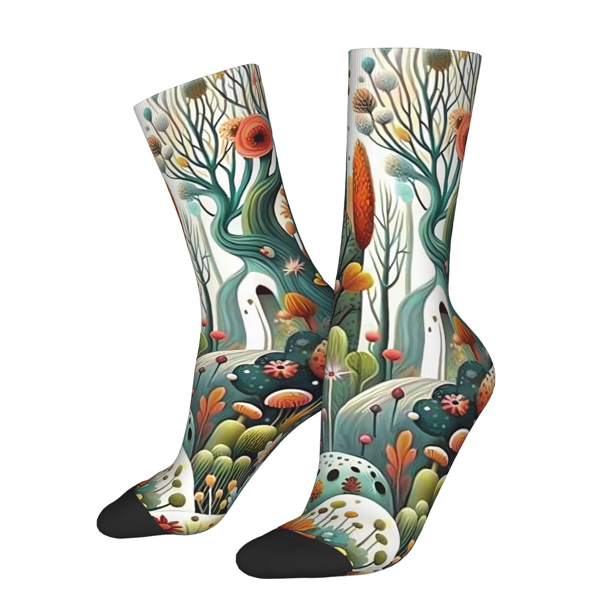 

Men's Novelty Fruit Socks - Breathable, Comfortable Polyester For All , Printed For Man