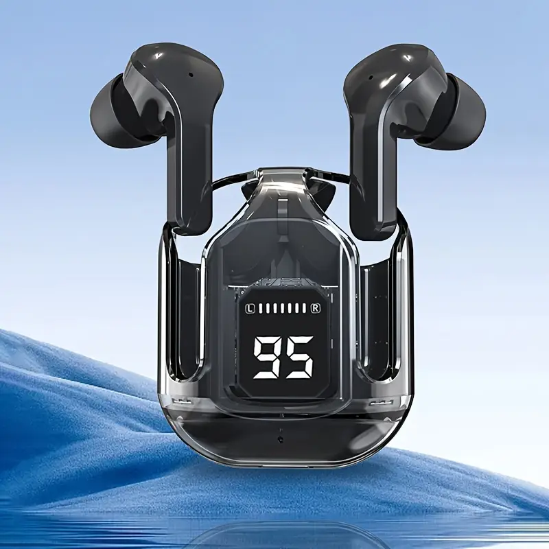 wireless sports earphones built microphone high fidelity sound ultra long standby fast charging box for endless music and calls details 0