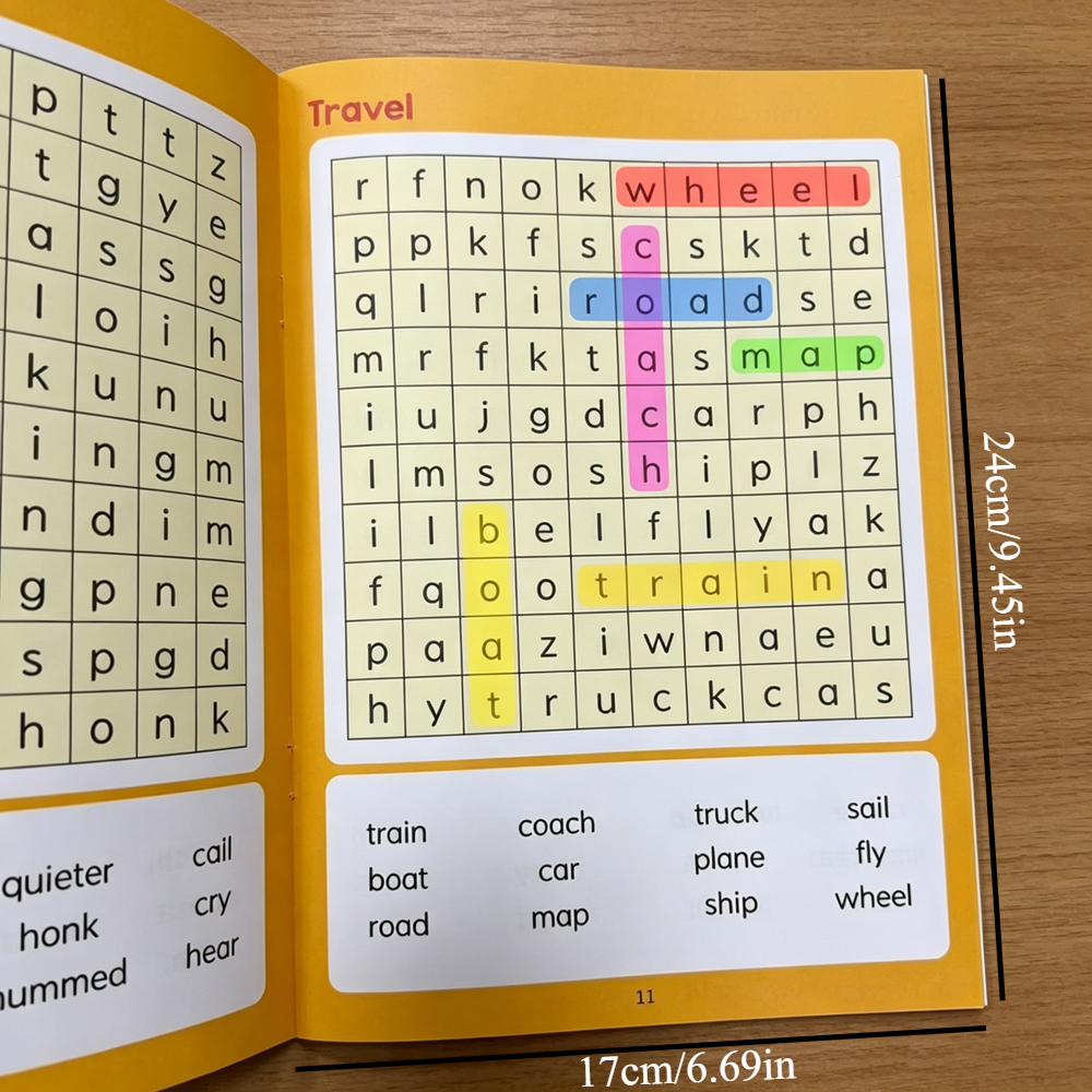 Kids Spelling Word Search Workbook for Vocabulary Practice