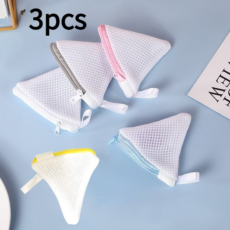 TEMU Lot de 3 sacs à savon à lessive réutilisables à fermeture éclair avec 1 aléatoire, sac de lavage en , sac à savon multifonctionnel, couleur