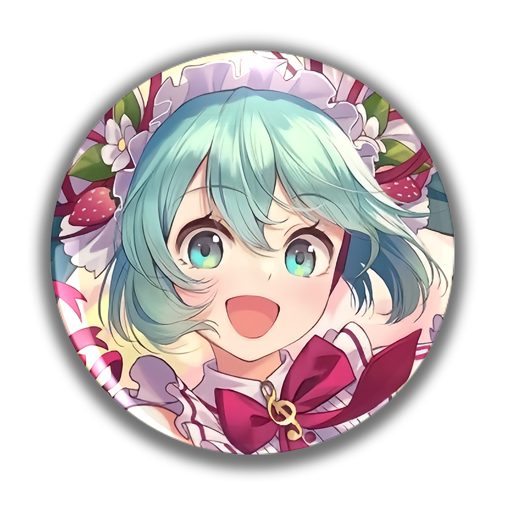TEMU Anime Cartoon Fashion Brooch - A Stunning Round Badge/pin - Unisex - A Fun Gift Suitable For Family, , , Latest Style, Classic