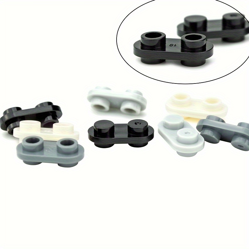 50pcs 1X2 Round Stud Blocks Double Sided Building Toy