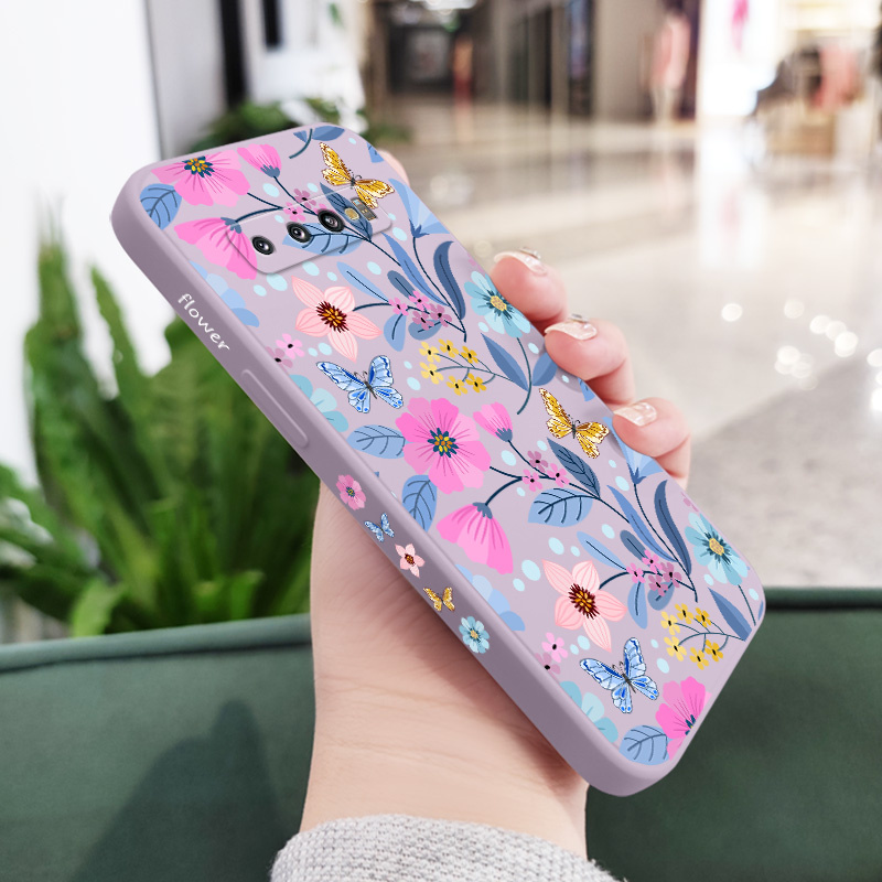 TEMU Phone Case - Vibrant Floral Phone Case For For Galaxy S10 And S10 Plus With A