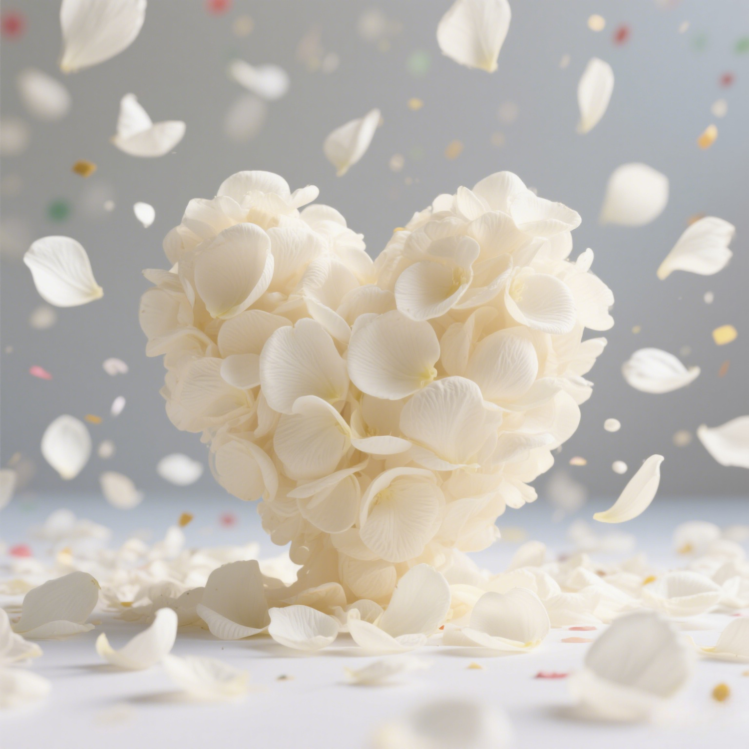 TEMU 1100pcs Creamy White Rose Petals - Artificial Wedding/proposal/bridal Shower Decor, Valentine's Day/anniversary/birthday/romantic Celebration,