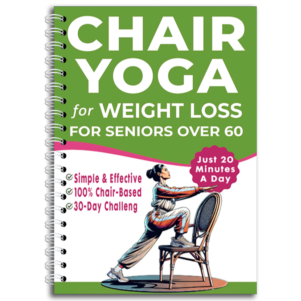 TEMU 1 Chair Yoga Workbook For Elderly: 30-day Exercise & Strength Training Guide With Chair Yoga Poses Suitable For Seniors, , Flexibility - Spiral Bound Chair