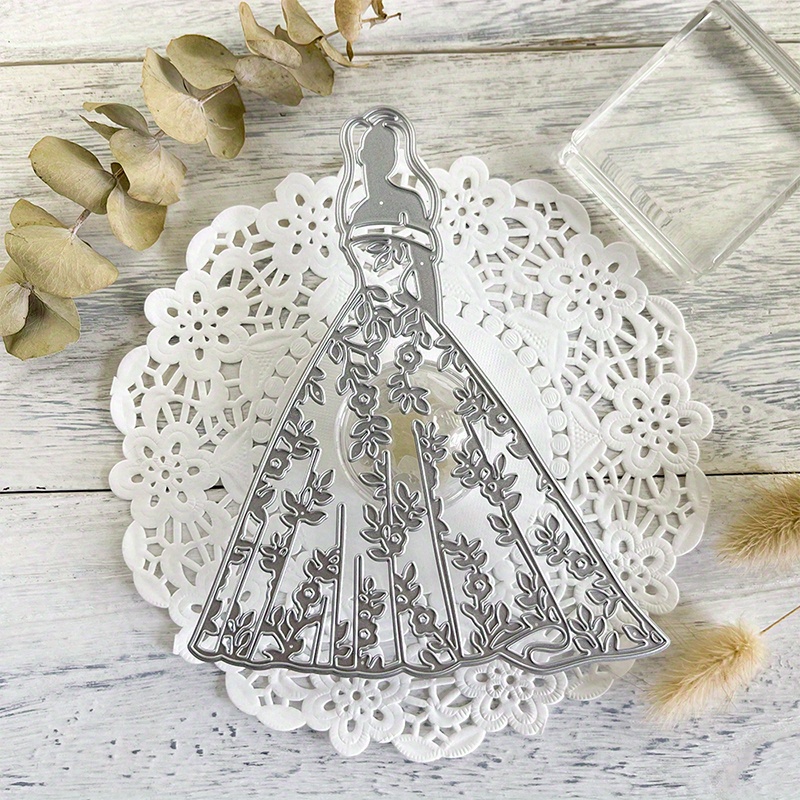 white christmas dresses Dress Mannequin / Dress Form Stencil — The Cookie Countess main image 0