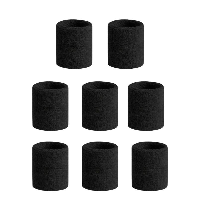 E-shop 8er-Pack Sport-Handgelenkbandagen | Atmungsaktive, schweißabsorbierende, elastische Handgelenkbandagen | Verstellbare, rutschfeste