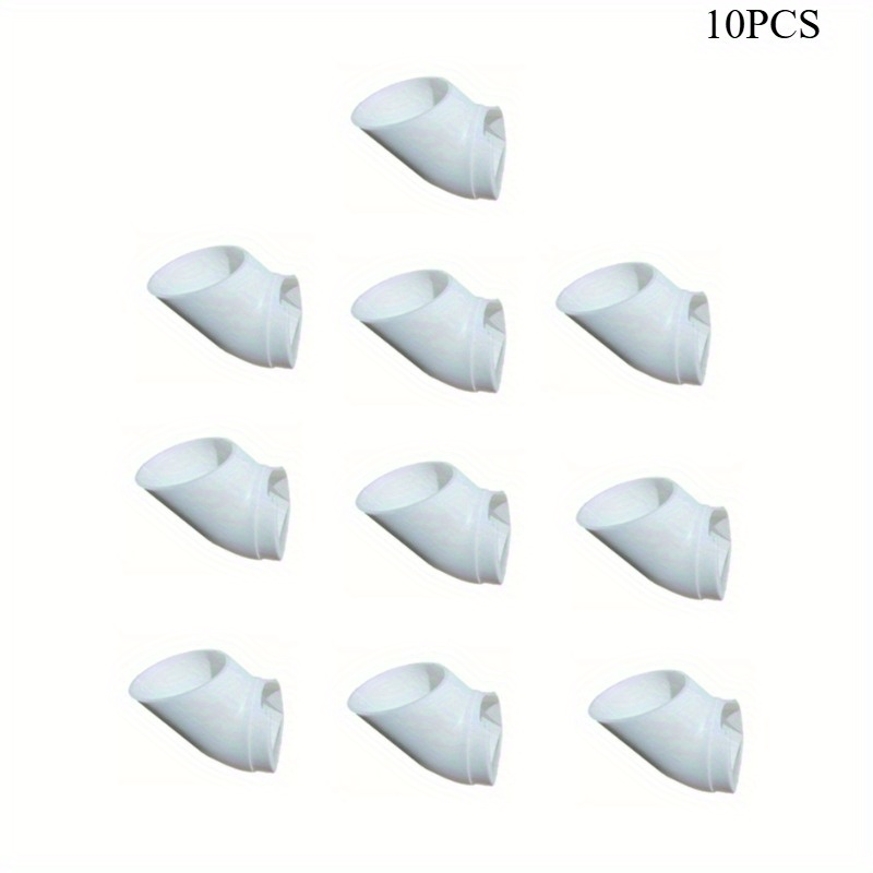 10pcs.pvc Pipe Hydroponic Column Planting Cup, Balcony Vegetable Soilless Cultivation Equipment For Vegetables And Strawberries, Column Tube Fixed Plant Cup Hydroponic System