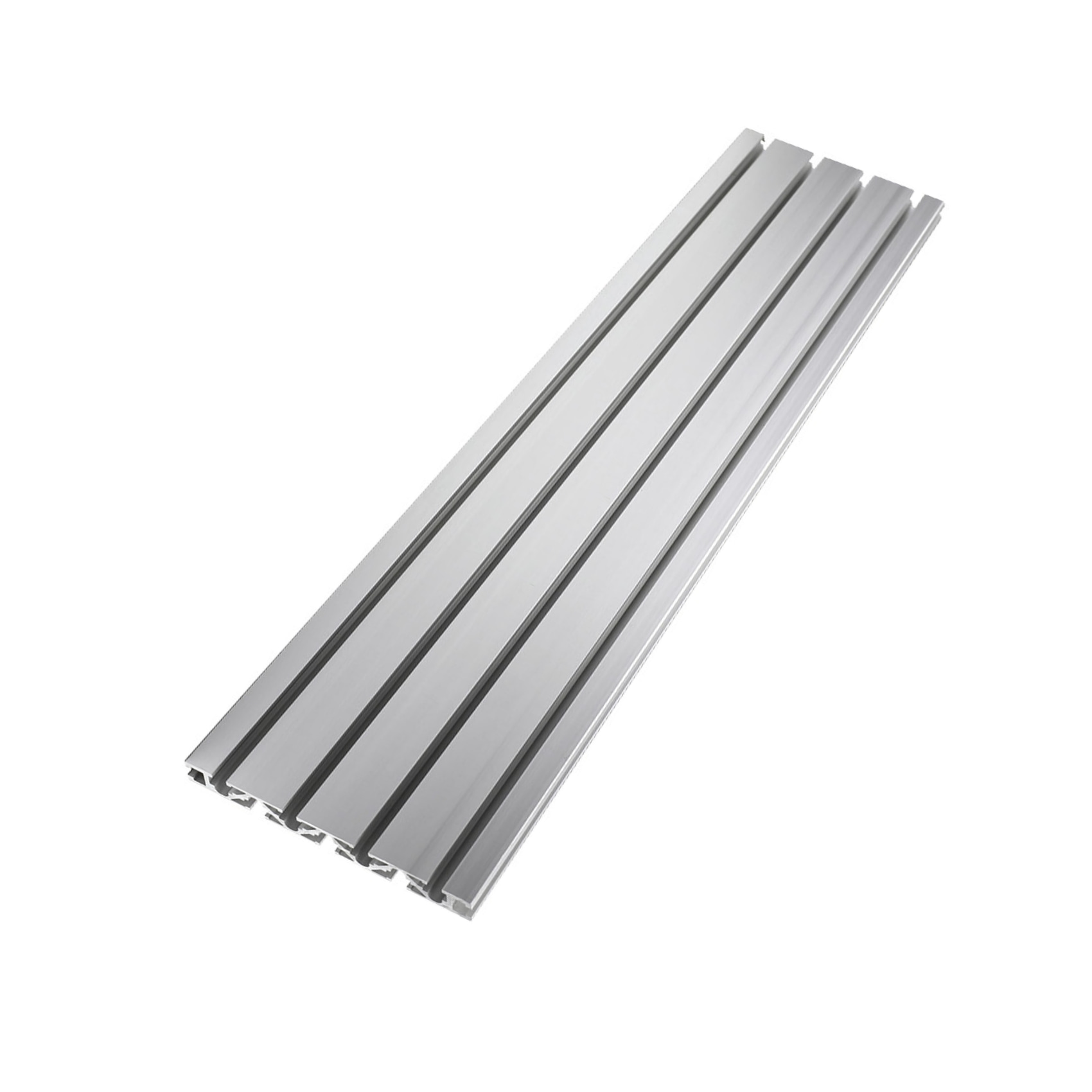 Image of 1pc Silver 15120 National Standard Extrusion Profile, 600x15x120mm 6063-t5 Extrusion With 6mm Width For Equipment Frame Building