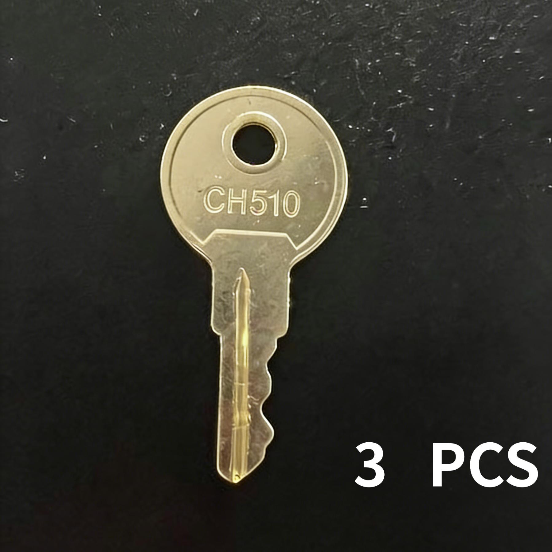 Temu – TEMU Set Of 3 Ch510 Universal Keys For Equipment, Suitable For Truck, Atv, And Utv Toolboxes, Including Drawer-style, Side-mounted, And Crossover